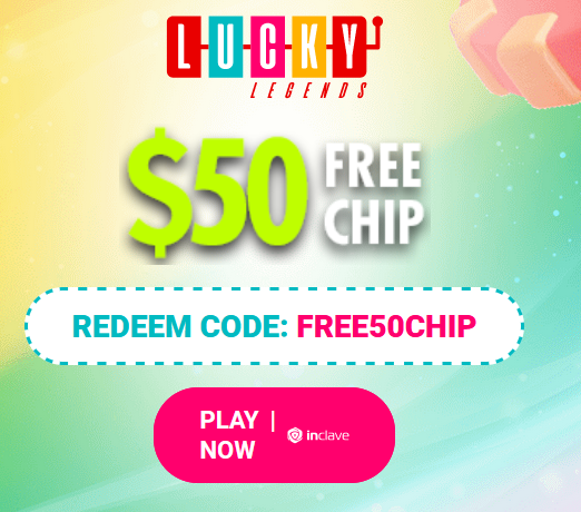 Lucky Legends Casino $50 FREE No Deposit Bonus